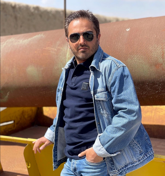 عکس سعید کریمی و زنش