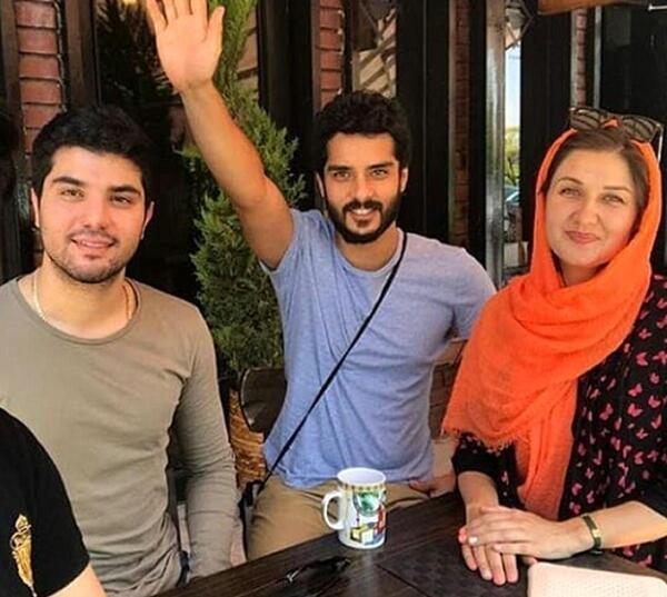 عکس سعید سهیلی و پسرانش