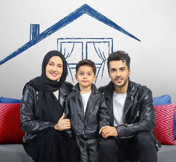 عکس سعید سهیلی با خانواده