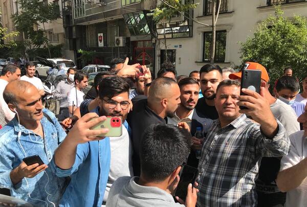 عکس سعید صادقی در هوادار