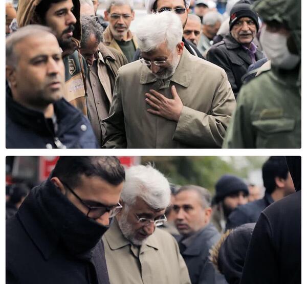عکس سعید جلیلی و سردار سلیمانی