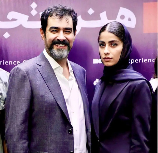 عکس سعید حسینی با نامزدش
