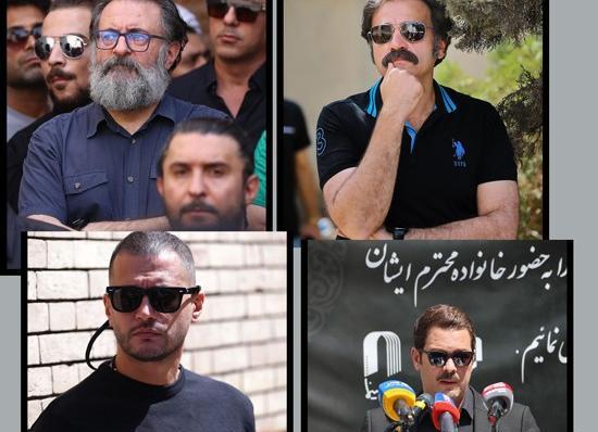 عکس بازیگران در مراسم سعید راد
