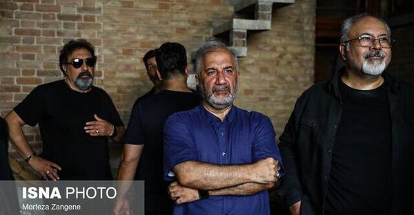 عکس بازیگران در مراسم سعید راد