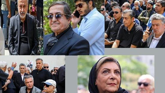 عکس بازیگران در مراسم سعید راد