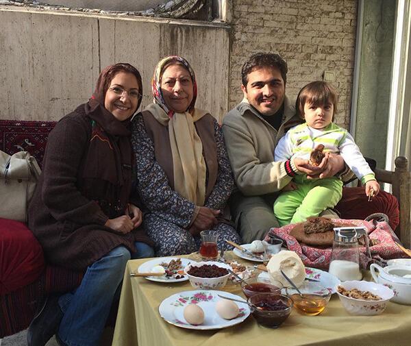 عکس همسر خواننده سعید کریمی