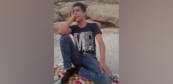 عکس خواننده سعید کریمی در بیمارستان