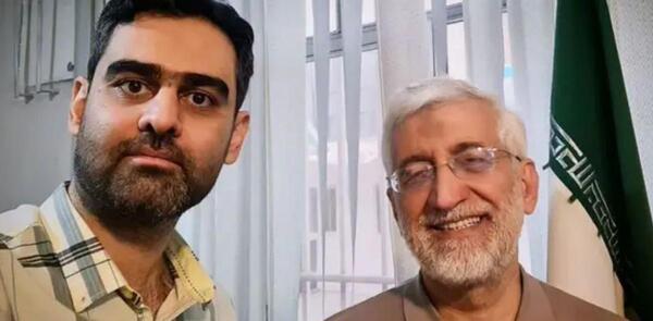 عکس سعید جلیلی با پرچم عراق