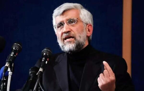 عکس سعید جلیلی با رهبر