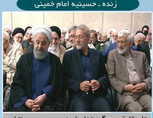 عکس سعید جلیلی با رهبر