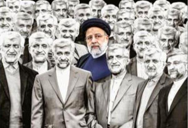 عکس سعید جلیلی با رهبر