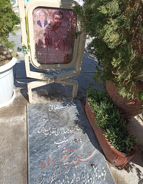 عکس قبر سعید امامی