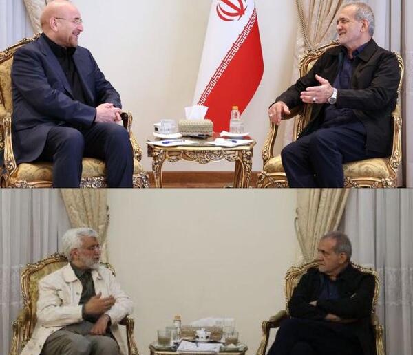 عکس سعید جلیلی و پزشکیان