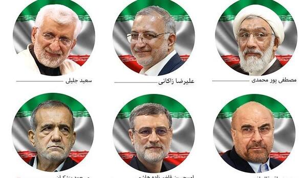 عکس سعید جلیلی و پزشکیان