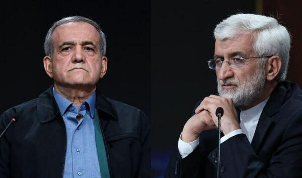 عکس سعید جلیلی و پزشکیان