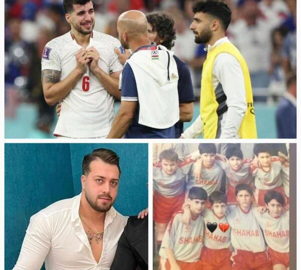 عکس سعید عزت اللهی با لباس تیم ملی