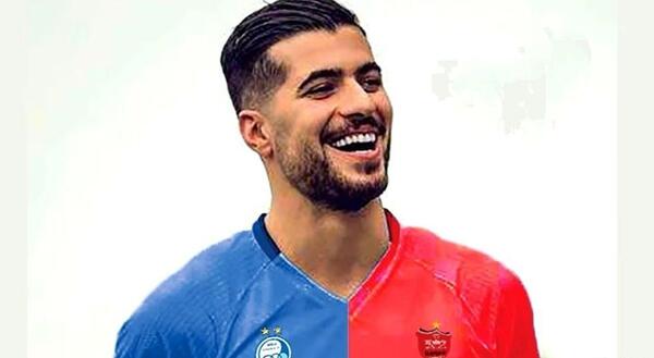 عکس سعید عزت اللهی با لباس تیم ملی