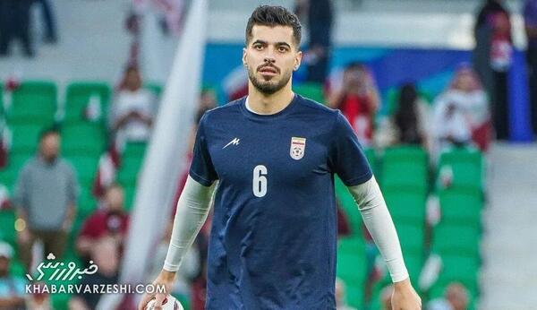 عکس سعید عزت اللهی با لباس تیم ملی