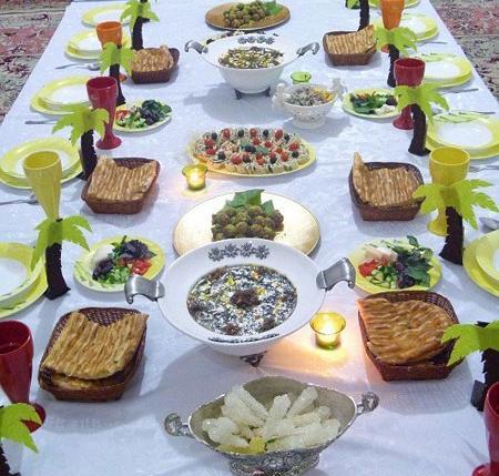 عکس سحری ماه رمضان