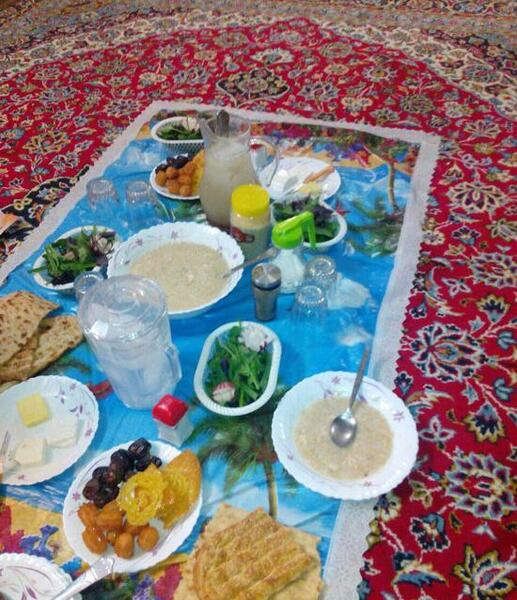 عکس سحری و افطاری