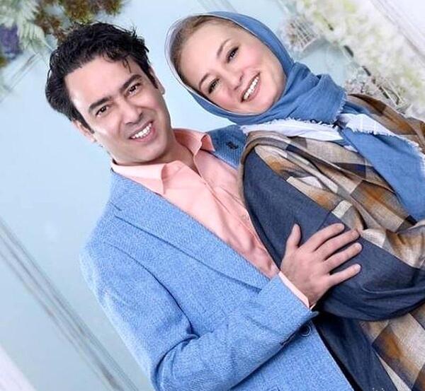 عکس بازیگر سحر ولدبیگی و همسرش