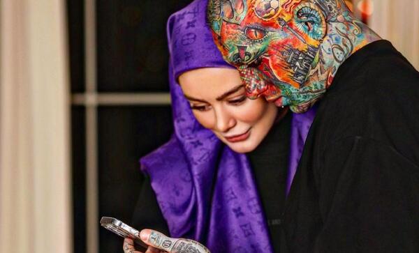عکس های سحر قریشی در استخر