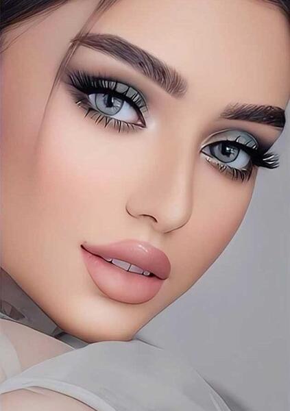 عکس صورت زیبا بدون ارایش