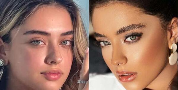 عکس صورت زیبا بدون ارایش