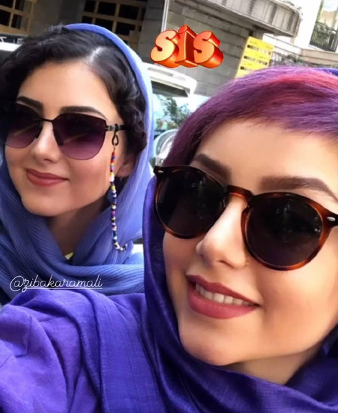 عکس زیبا کرمعلی با همسرش