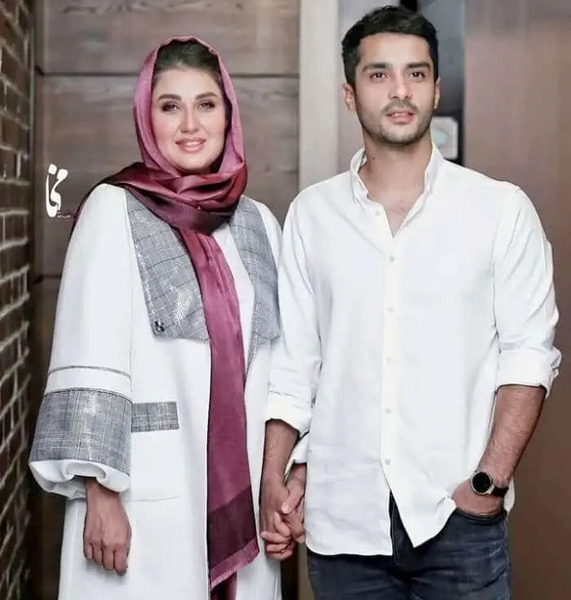 عکس زیبا کرمعلی با همسرش