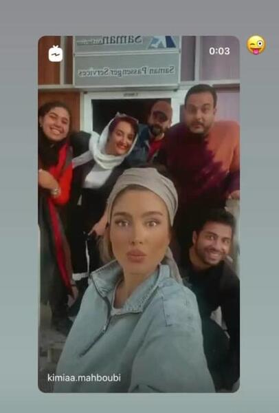 عکس سحر قریشی در دبی