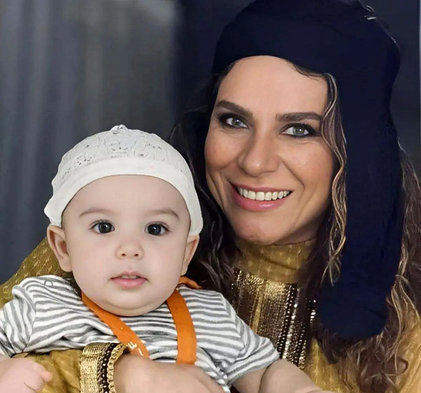 عکس از سحر دولتشاهی و همسرش