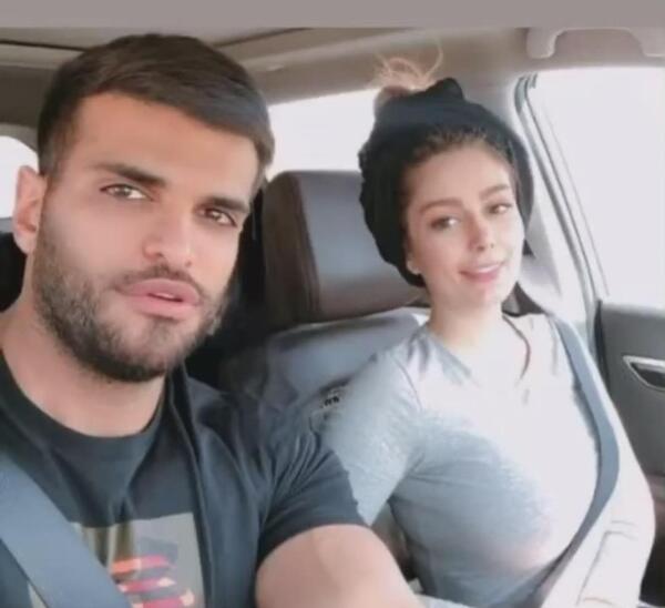 عکس بازیگر سحر قریشی و همسرش