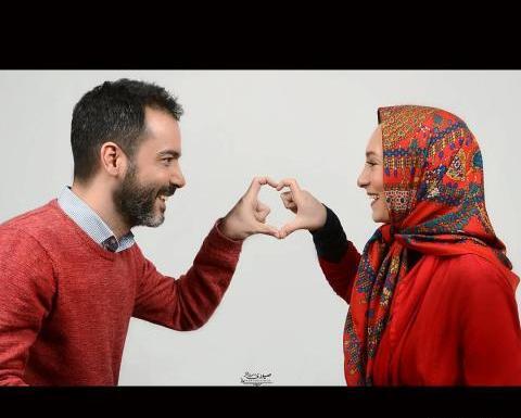 عکس سحر ولد بیگی و همسرش
