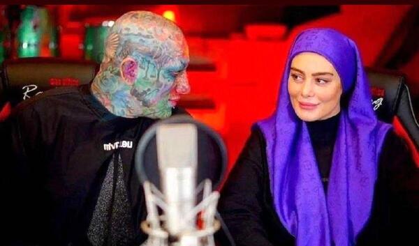 عکس سحر قریشی و شوهرش