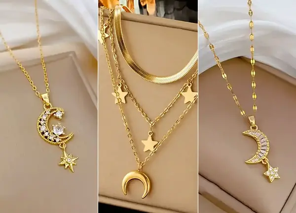 عکس گردنبند زیبا طلا