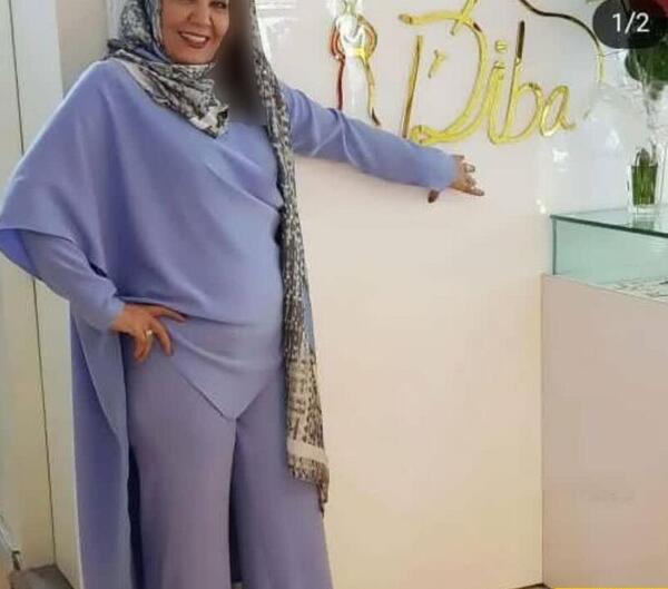 عکس زهره حمیدی و همسرش و فرزندانش