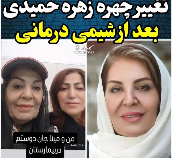 عکس بچه های زهره حمیدی و همسرش