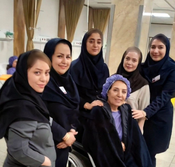 عکس بازیگر زهره حمیدی و همسرش