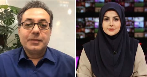 عکس زهرا رکوعی مجری و همسرش