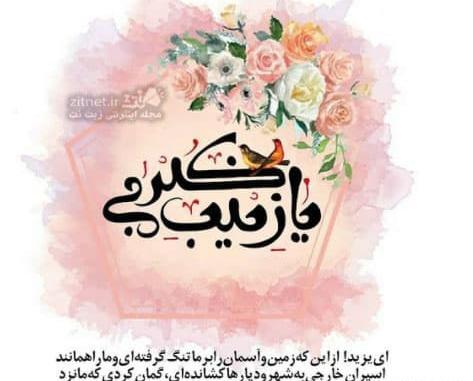 حضرت زینب عکس نوشته