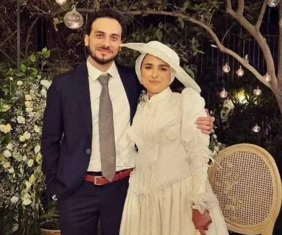 عکس زینب موسوی و همسرش