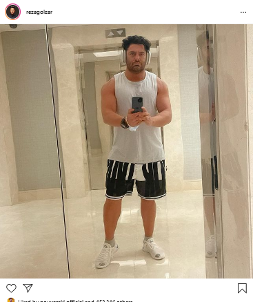 عکس رضا گلزار و روبرتو کارلوس