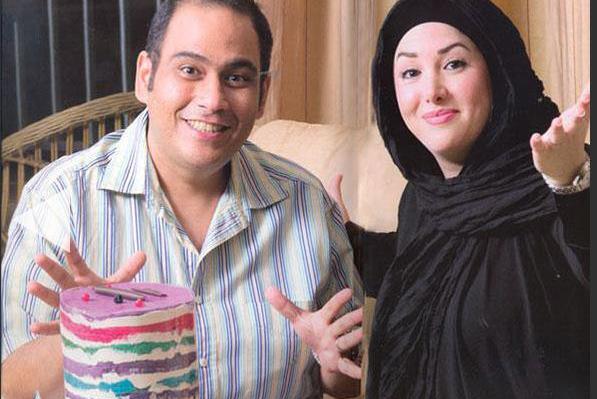 عکس رضا داوود نژاد و همسرش