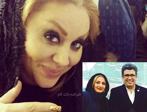 عکس رضا رشید پور و همسرش