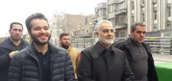 عکس رضا سلیمانی فرزند حاج قاسم