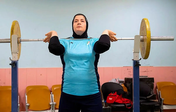 عکس جدید رضازاده وزنه بردار