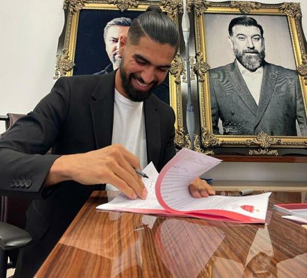 عکس رضا اسدی در پرسپولیس