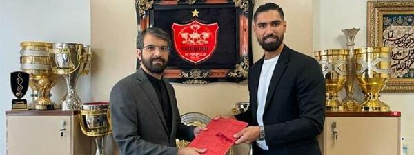 عکس رضا اسدی در پرسپولیس