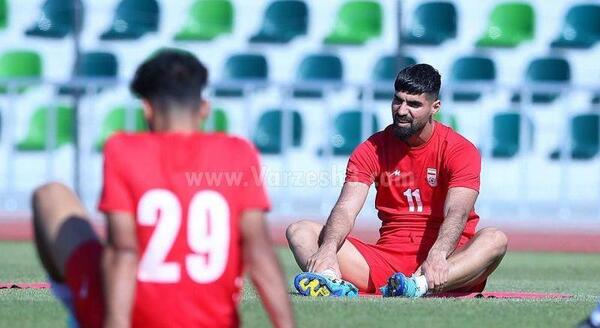 عکس رضا اسدی در تیم ملی